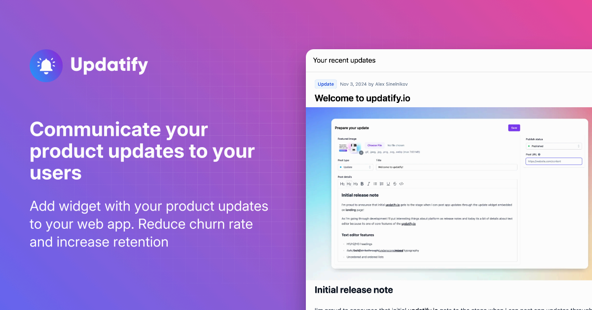 Updatify logo